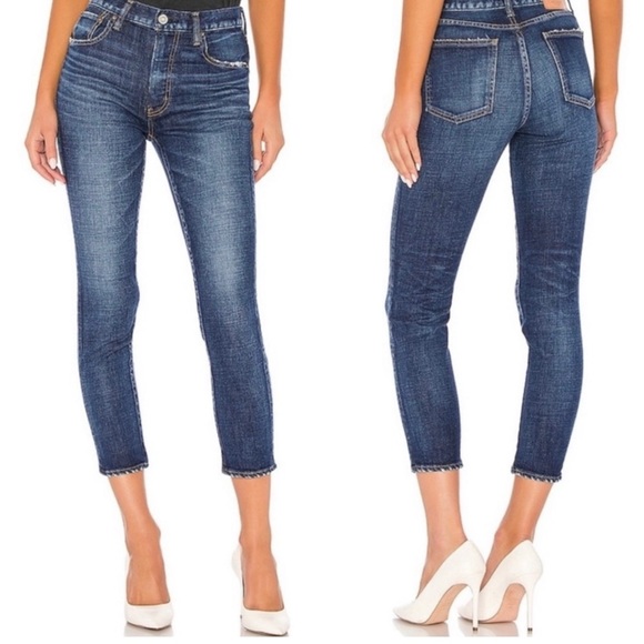 MOUSSY VINTAGE MV Jeans Cameron Skinny Ankle  Blue Size 25 - Picture 10 of 15